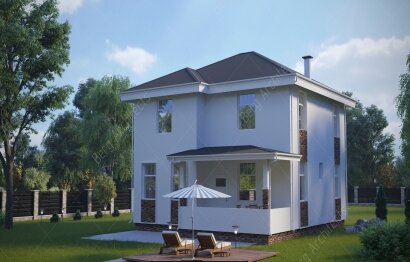 Проект Luftig | Люфтиг дом со светлым фасадом..